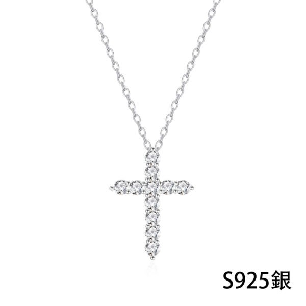ダイヤ十字架ネックレス - 画像 (9)